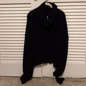 Free people be yours cowl neck sweater